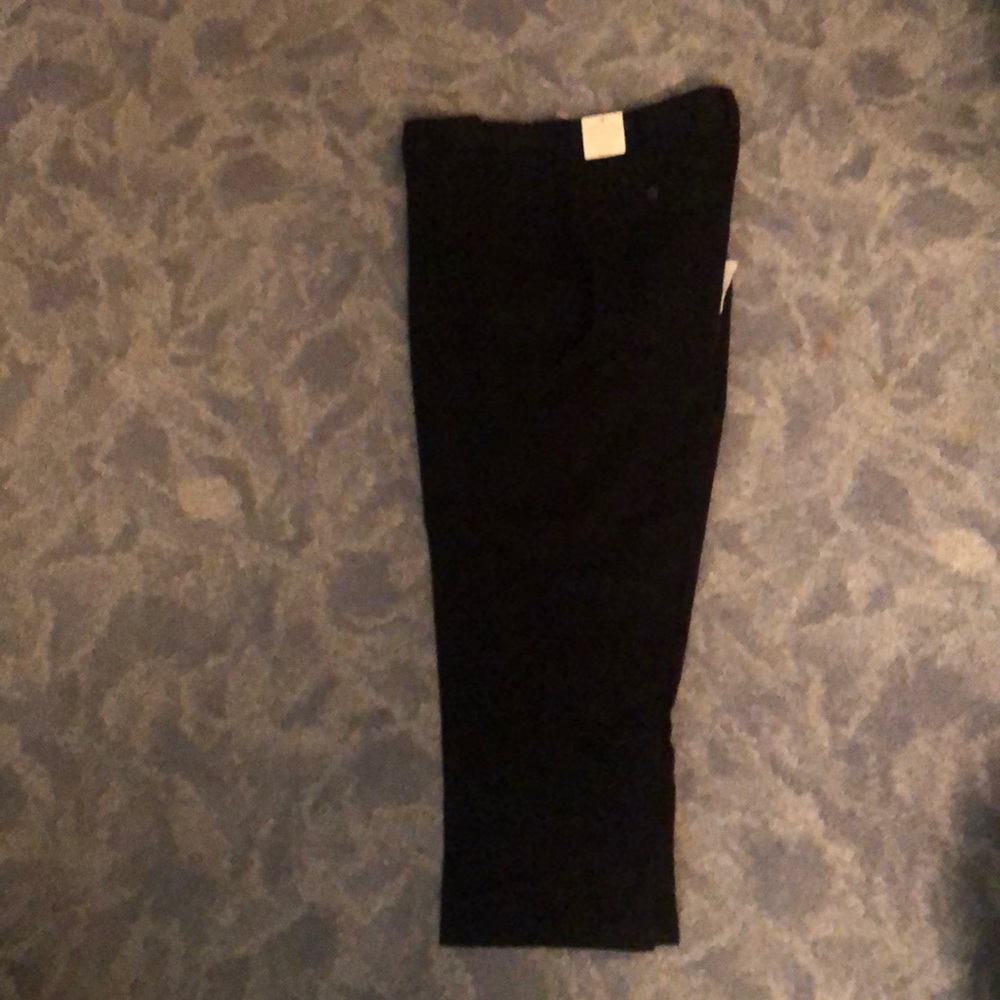 Oak Hill flat front black premium dress pants 48W x 30L